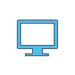 monitor icon vector illustration design