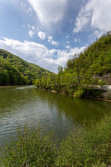 Fototapeta na wymiar Lake Hamori in Lilafured, Hungary