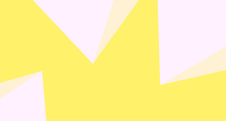 Yellow vector triangle background