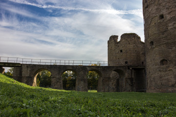 Fototapeta premium Russia, Leningrad region Fortress in Koporye. Russian defensive castle. Cultural and historical heritage
