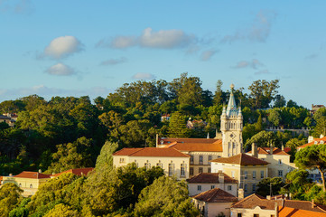 Golden view in Sintra, Portugal
