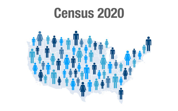 Population Map Of The United States For The 2020 Census