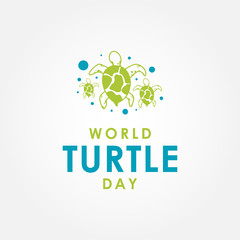 World Turtle Day Vector Design Illustration For Celebrate Moment