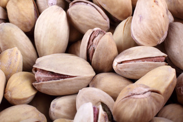 Pistachio nuts background