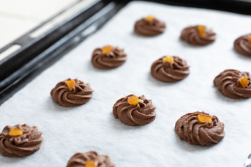 自宅でお菓子作り　ガナッシュクッキー