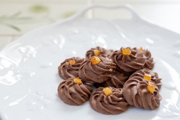 自宅でお菓子作り　ガナッシュクッキー