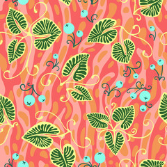 Seamless botanical pattern