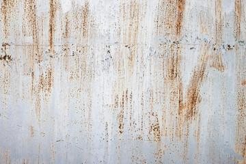 Steel sheet with rust. Metal texture with scratches. Material for design, background.