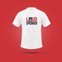 Loud Speaker | Fun and Casual T-shirt Design | Hoodie Design | Apparel and Cloth Design 