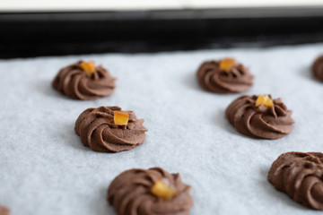 自宅でお菓子作り　ガナッシュクッキー