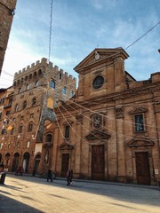 Christmas decorations in Italy. Florence