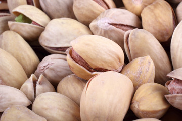 Pistachio nuts background