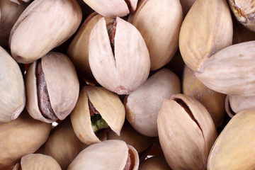 Pistachio nuts background