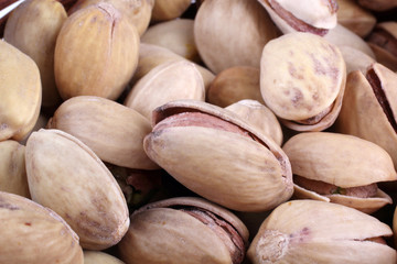 Pistachio nuts background