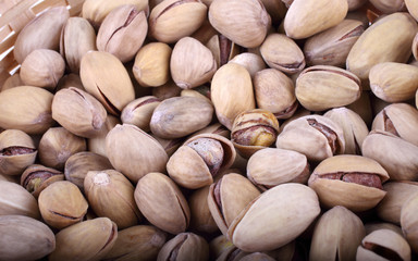 Pistachio nuts background