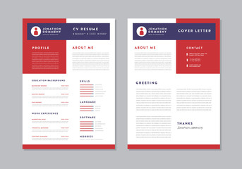 Curriculum vitae CV Resume Template Design