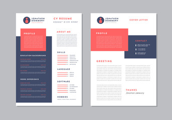 Curriculum vitae CV Resume Template Design