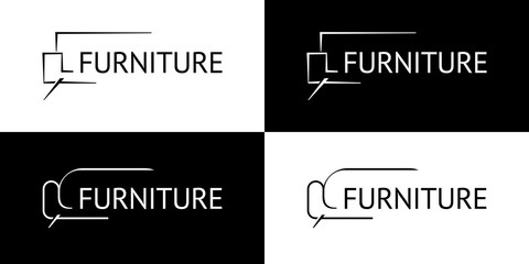 Stylish furniture logo