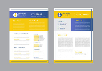 Curriculum vitae CV Resume Template Design