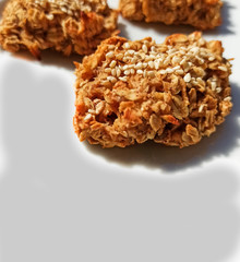 Cereal snack with sesame