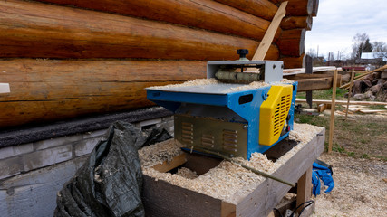 jointer, thickness planer, planer. the machine for shavings of boards. woodwork