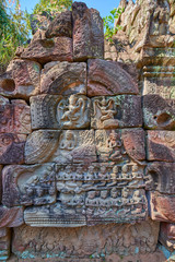 Ta Som temple Khmer temple at Angkor Thom is popular tourist attraction, Angkor Wat Archaeological Park in Siem Reap, Cambodia UNESCO World Heritage Site