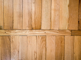Parquet wood texture on brown floor