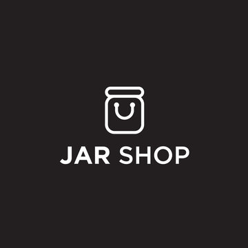 Shopping Jar Logo / Jar Vector