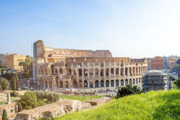 Fototapeta premium The Colosseum (in italian Colosseo Roma) Rome Italy