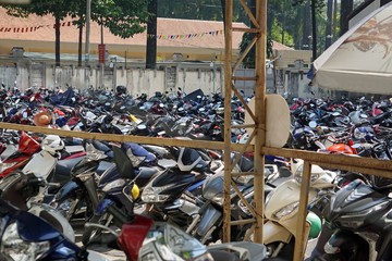 motorbikes in ho chi minh city in vietnam