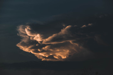 fire in the sky