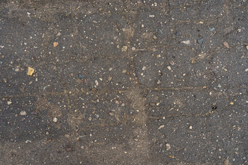 old asphalt of an abandoned road