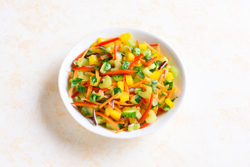 Healthy vegetable salad