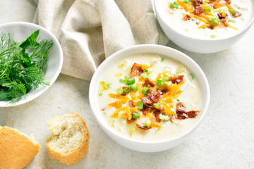 Potato creamy soup