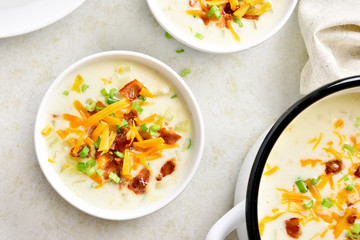 Potato creamy soup