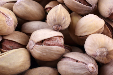 Pistachio nuts background