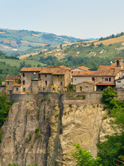 Fototapeta na wymiar Panoramic view of Linaro, old village of Emilia Romagna