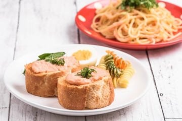 タラコ料理　二種類