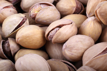 Pistachio nuts background
