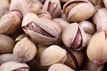 Pistachio nuts background