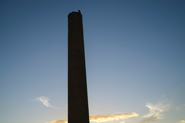 Smokestack tall chimney.