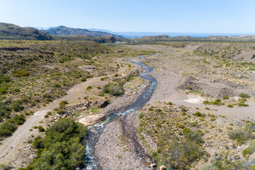 Fototapeta na wymiar View of Route 265 - Chilean Patagonia