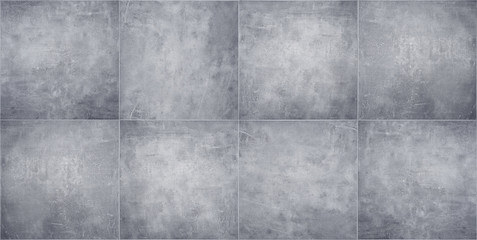 Large gray tile texture for digital background with vintage effect and modern look