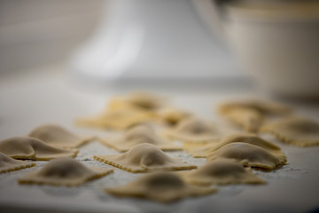 Italian pasta ravioli