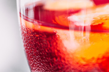 a cold drink on a hot summer's day