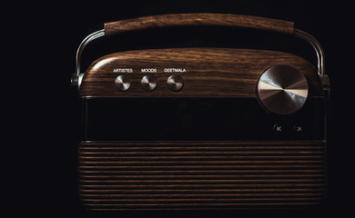old Indian restored classic radio