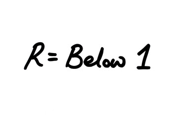Transmission Rate R=Below 1