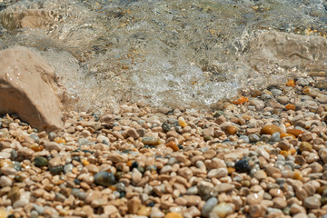 stones on the beach