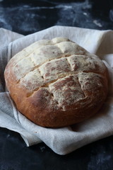 Homemade bread, whole wheat bread
