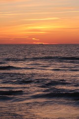 Zachód słońca nad Bałtykiem